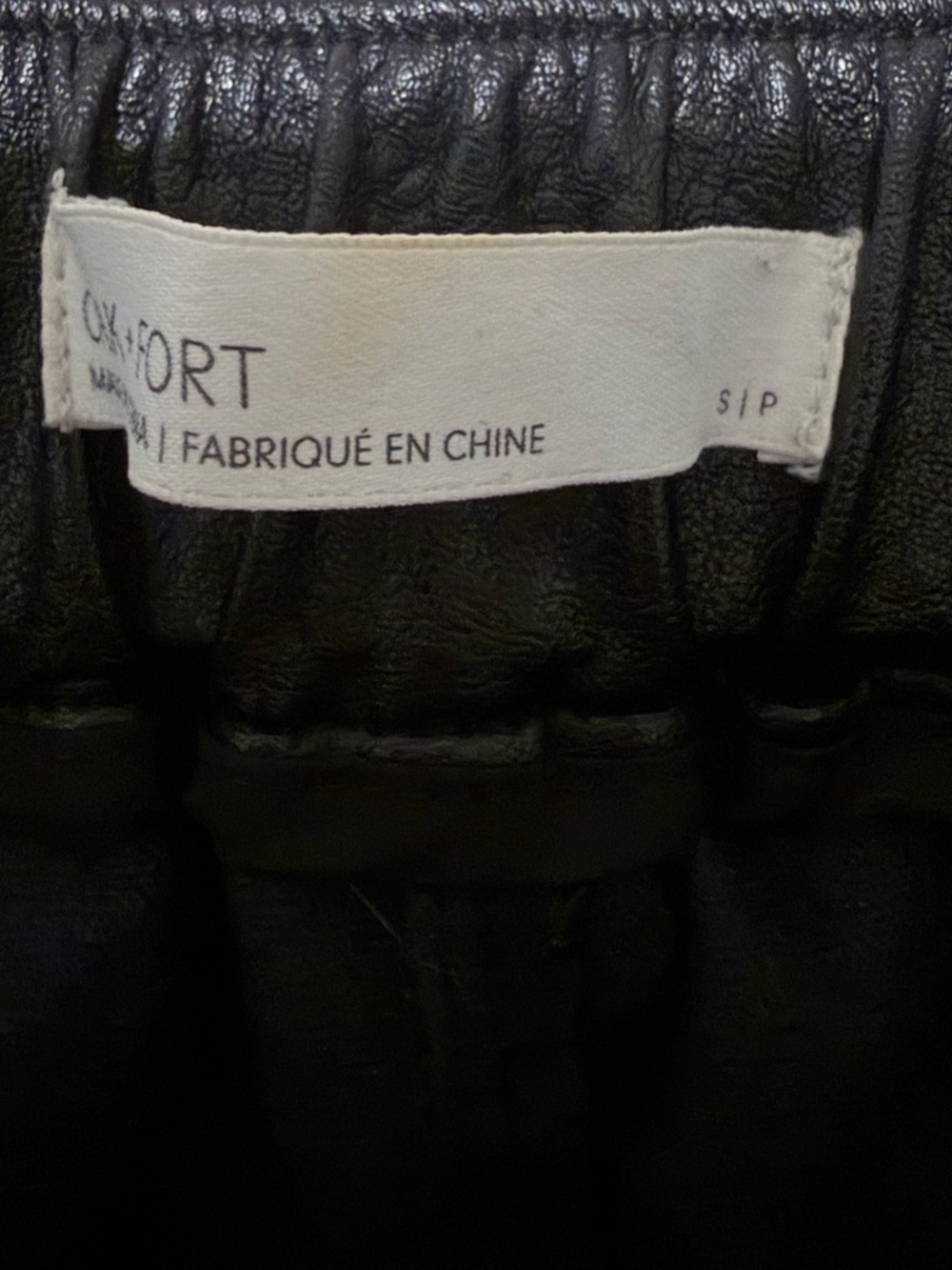 OAK AND FORT vegan leather cropped pants - Small - Picture 4 of 5